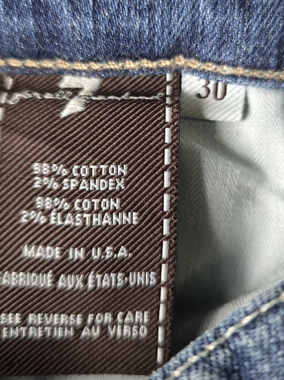 7 For All Mankind Roxanne Light Blue Skinny Jeans. Size 30 - Picture 4 of 8